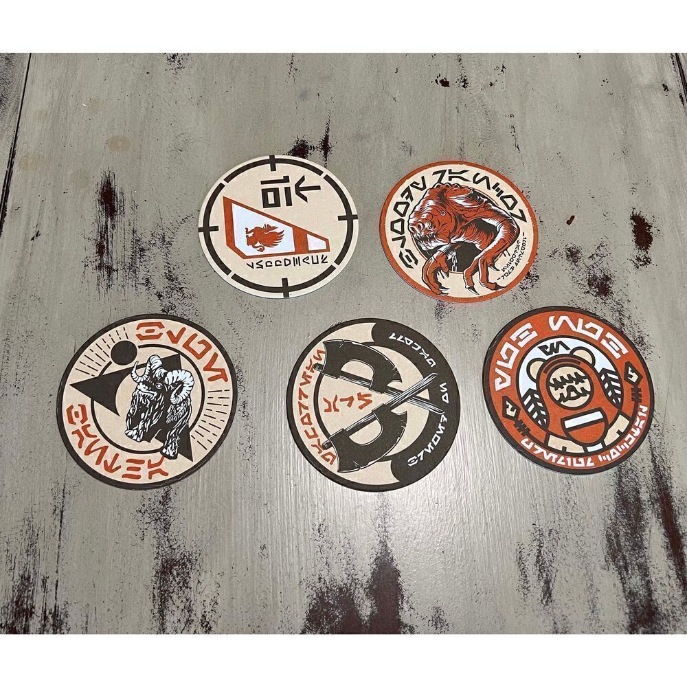 Set of Oga’s Cantina coasters